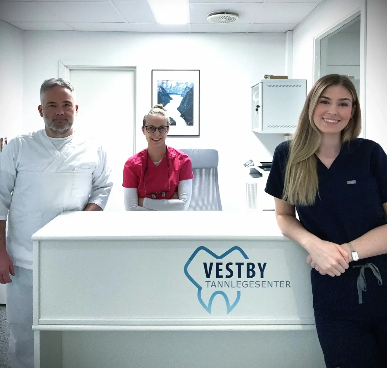 Resepsjonen hos Vestby Tannlegesenter